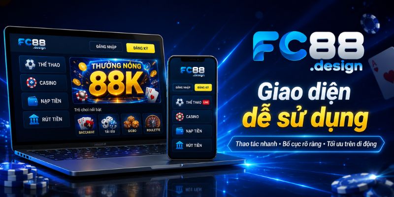 Giới thiệu FC88 và giao diện dễ sử dụng