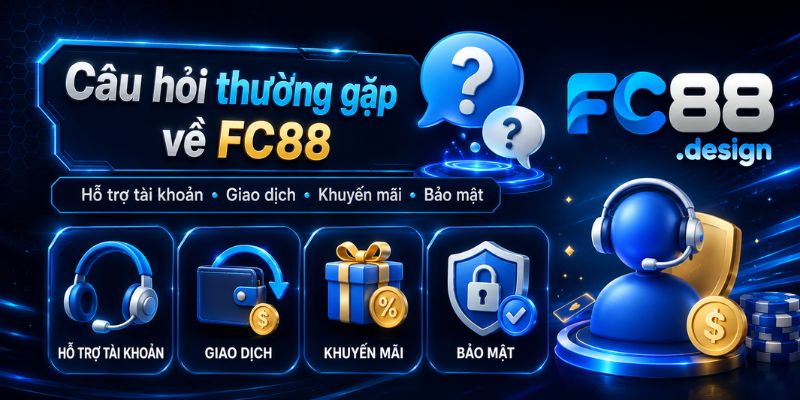 Câu hỏi thường gặp về FC88 với hỗ trợ tài khoản, giao dịch và khuyến mãi