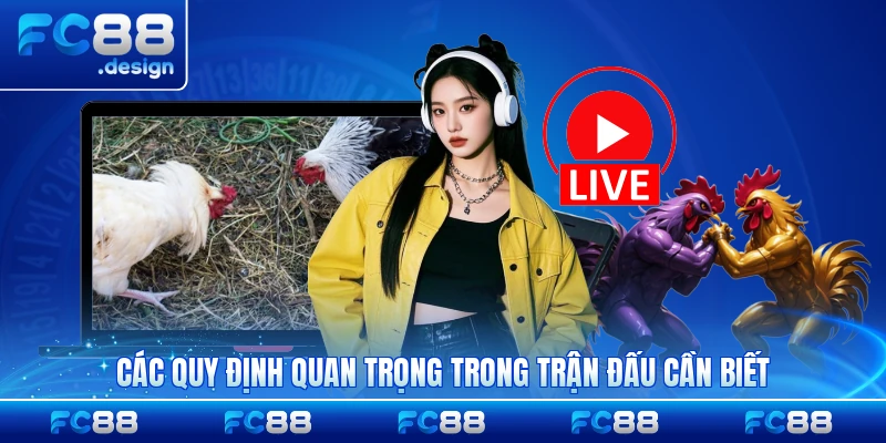 Các quy định quan trọng trong trận đấu cần biết
