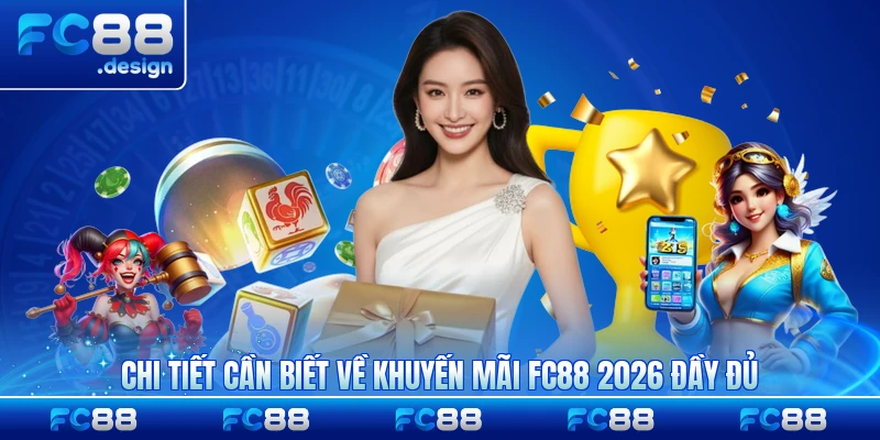 Chi tiết cần biết về khuyến mãi FC88 2026 đầy đủ
