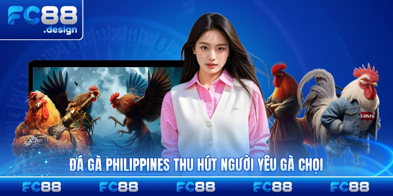 Đá gà Philippines thu hút người yêu gà chọi trên toàn cầu