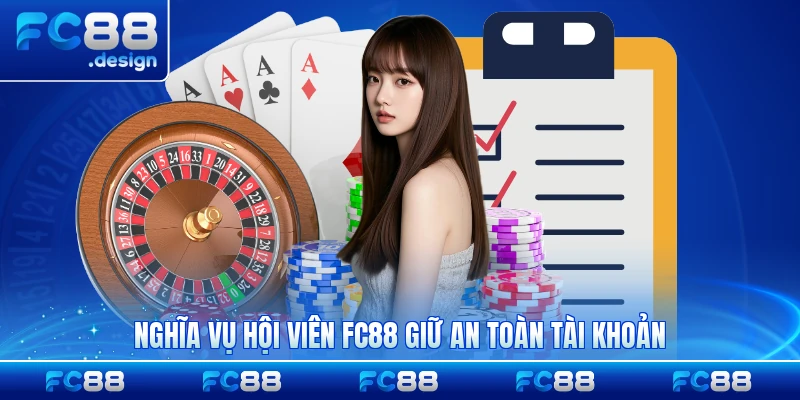 Nghĩa vụ hội viên FC88 giữ an toàn tài khoản của mình chi tiết