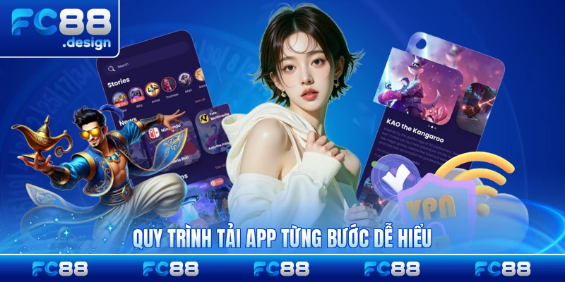 Quy trình tải app từng bước dễ hiểu